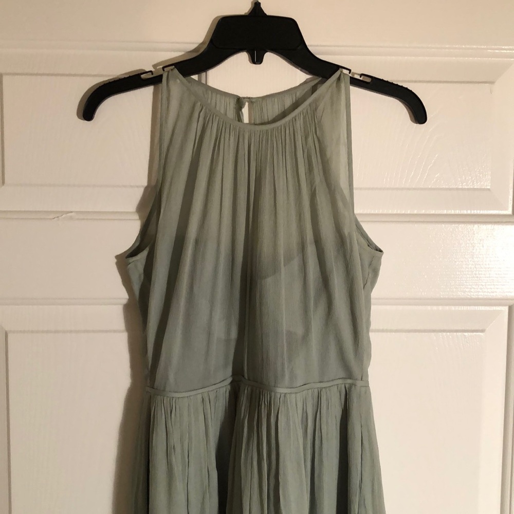 J. Crew Silk Green Gown - Picture 2 of 6